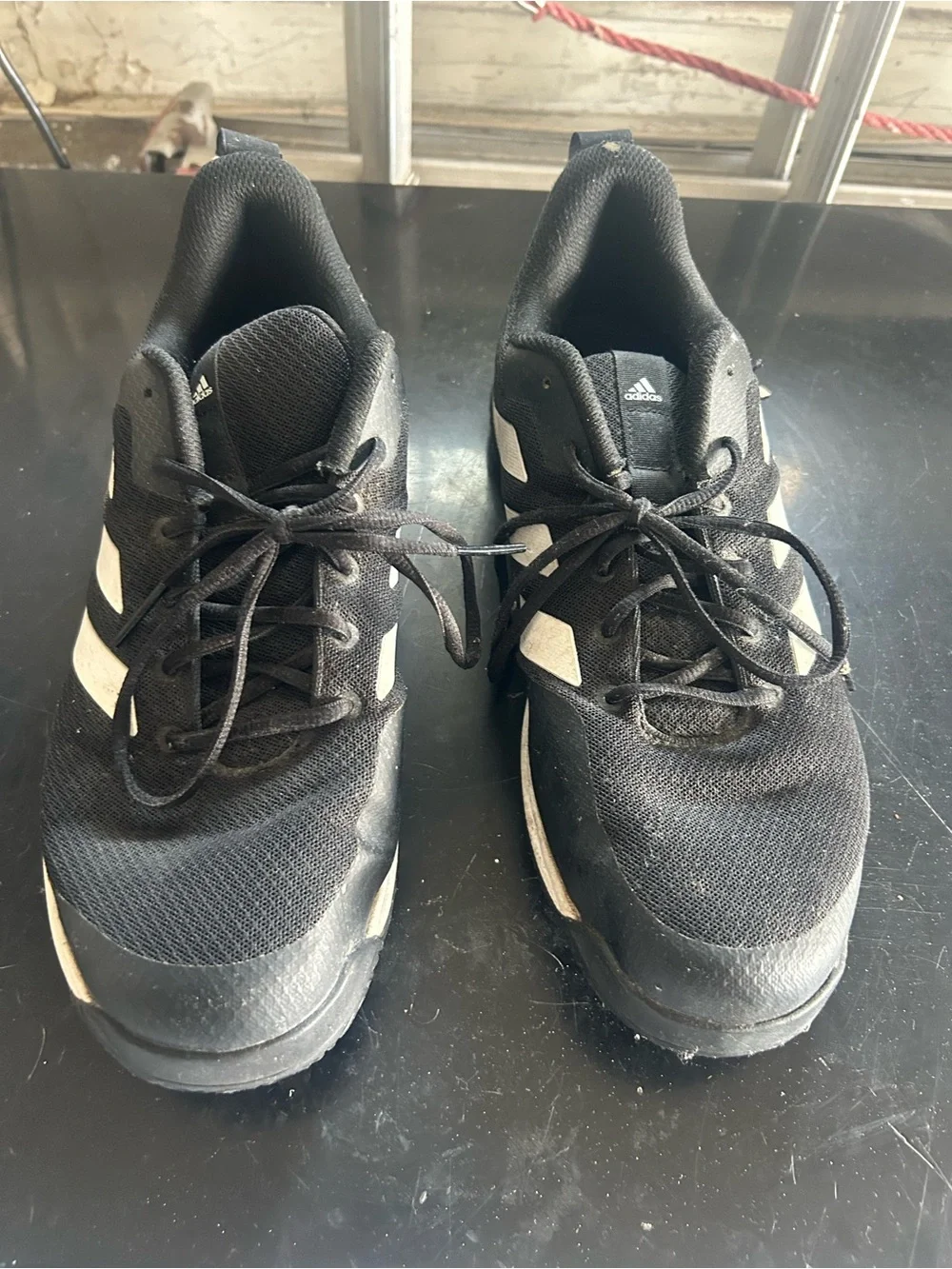 adidas Black and White Men's Athletic Sneakers